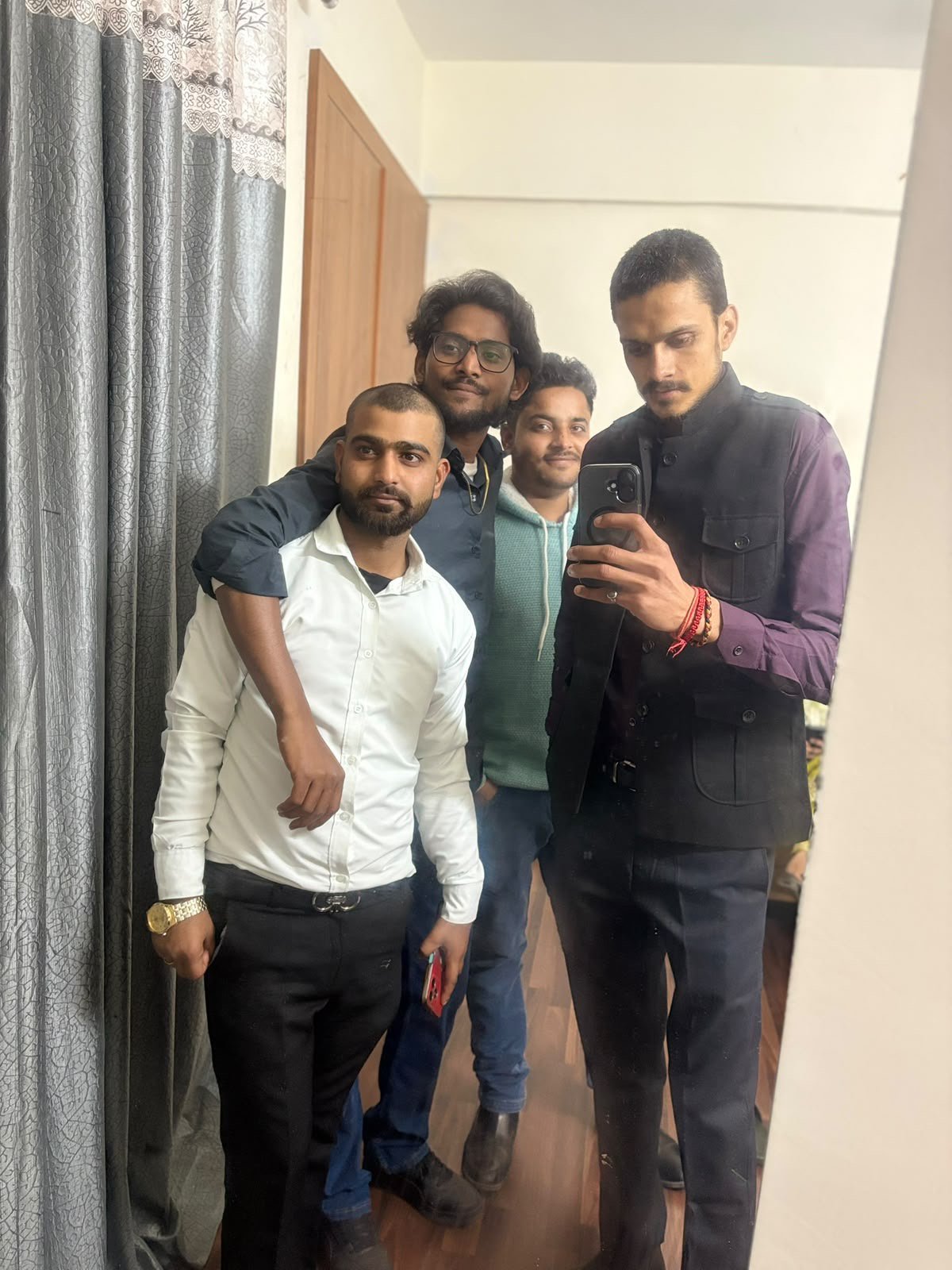 Office team festive celebration and party